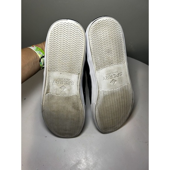 SPERRY Top Sider Navy Blue Gingham Men's Size 9 Sneaker Boat Shoe STS18298 - Picture 5 of 7